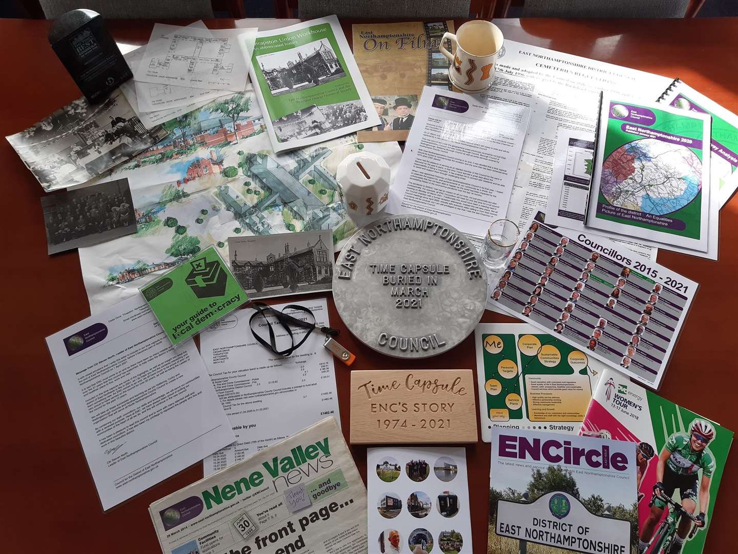 East Northamptonshire Council's time capsule