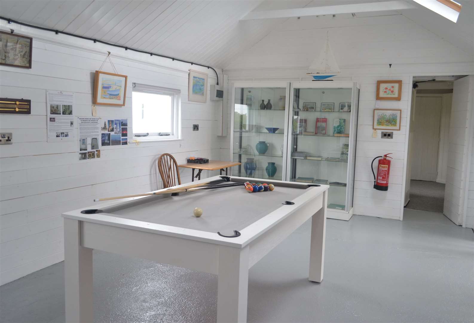 A games room has been created in the lighthouse extension - Sir Peter Scott Ligthouse, Sutton Bridge, Lincolnshire. Copyright Kate Chapman (110)