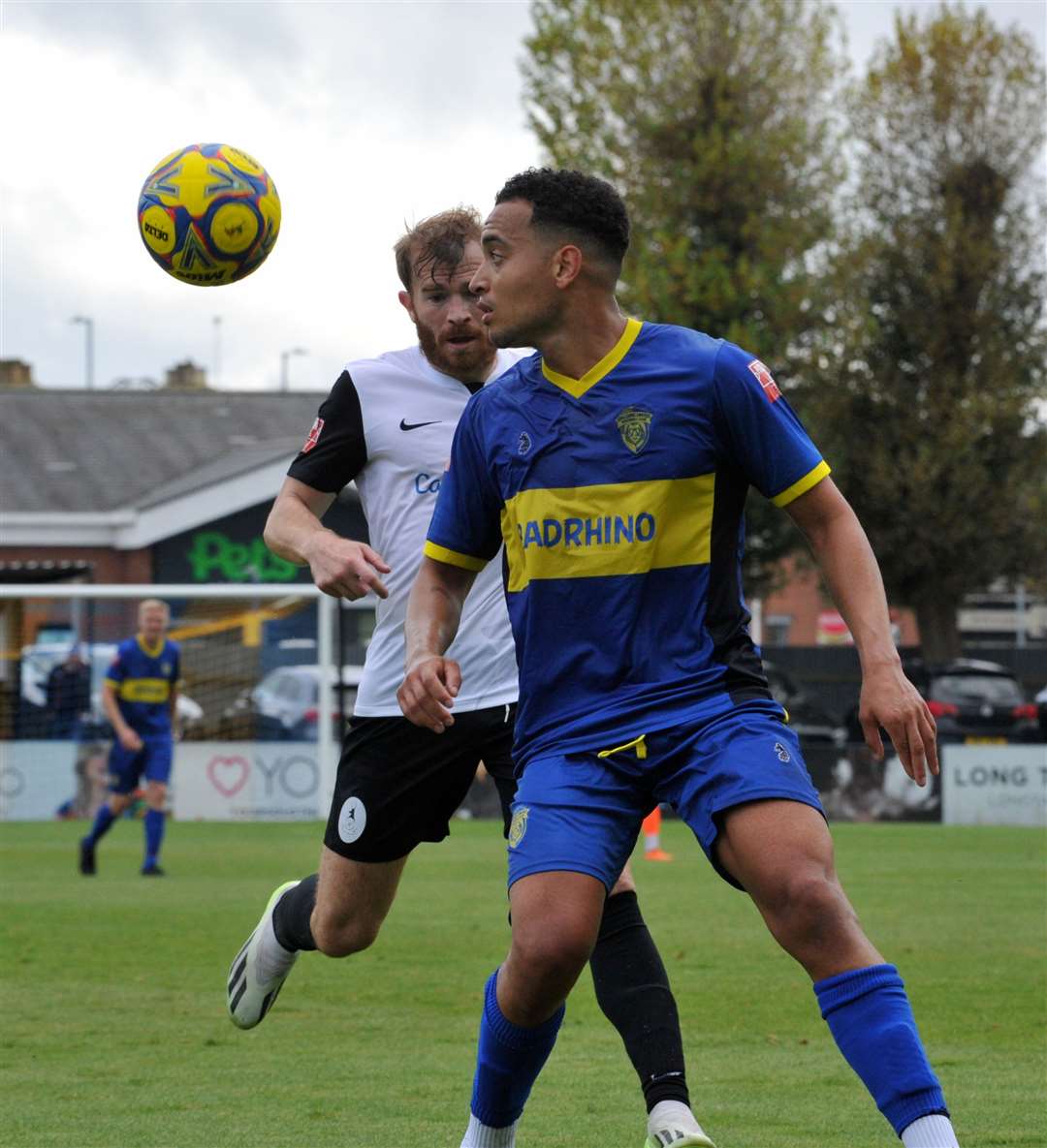 Action from Spalding's home defeat to AFC Telford. Photo: Chris Lowndes