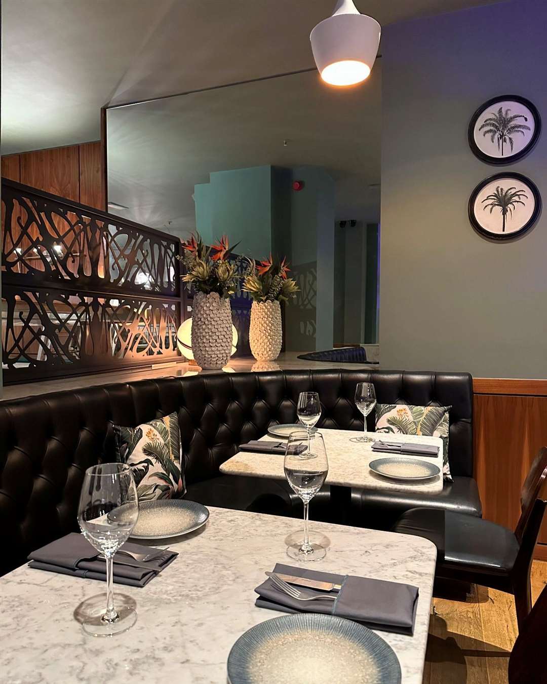 A look inside the restaurant.