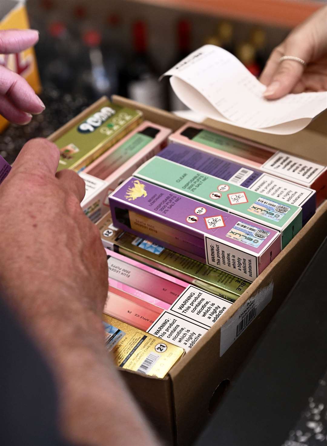Inspectors review confiscated goods amidst efforts to combat organised crime. Photo: Lincolnshire County Council
