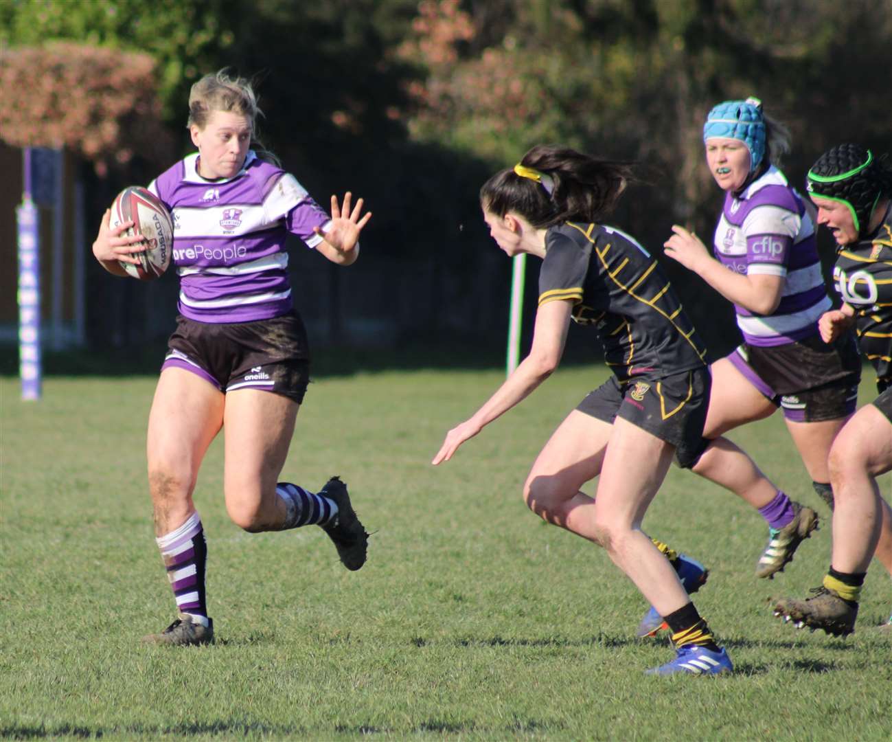 Action from Stamford Women's victory over Ipswich. Photo: Darren Dolby