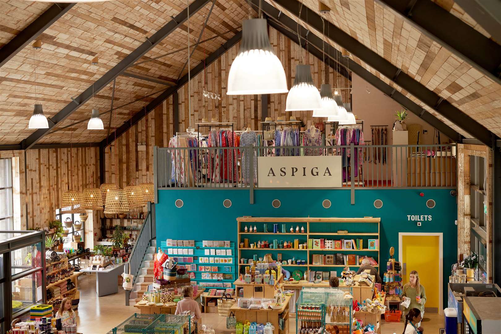 Inside the Teals farm shop in Somerset