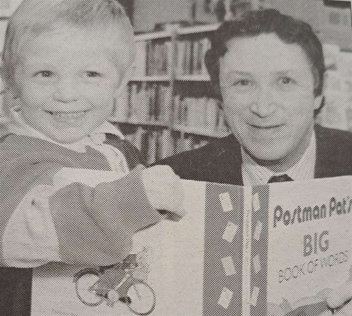 The winner William receiving his prize