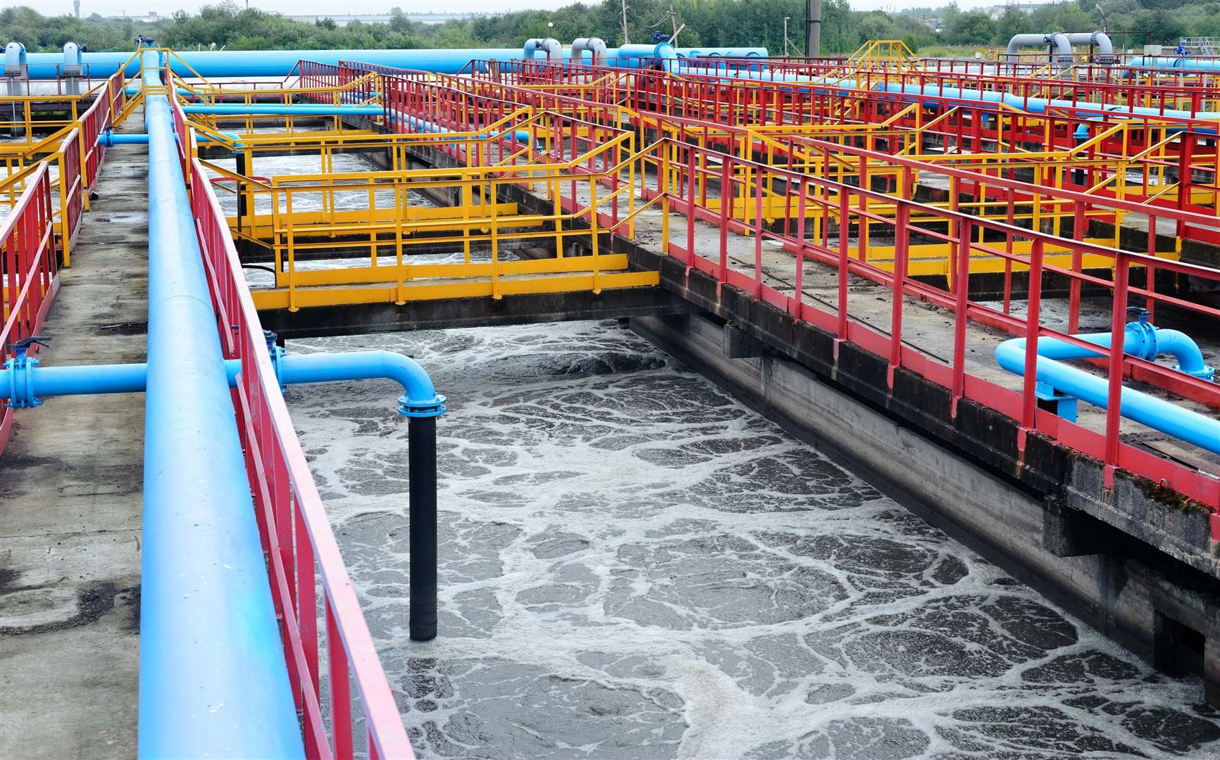 The Environment Agency says waste water treatment works may need to release partially treated water because of chemical shortages