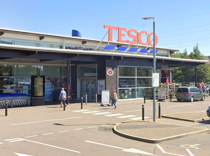 Tesco in Cherry Holt Road, Bourne. Photo: Google Maps