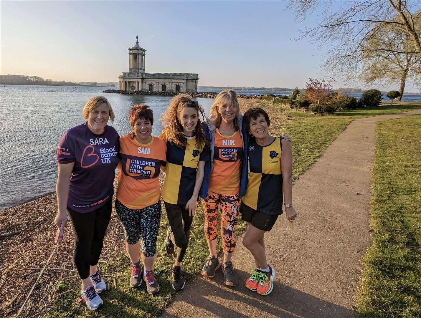 From left, Rutland Running and Triathlon Club members Sara Mcwhan, Sam Lake, Shannon O'Sullivan, Nikki Loomes and Elaine Danby