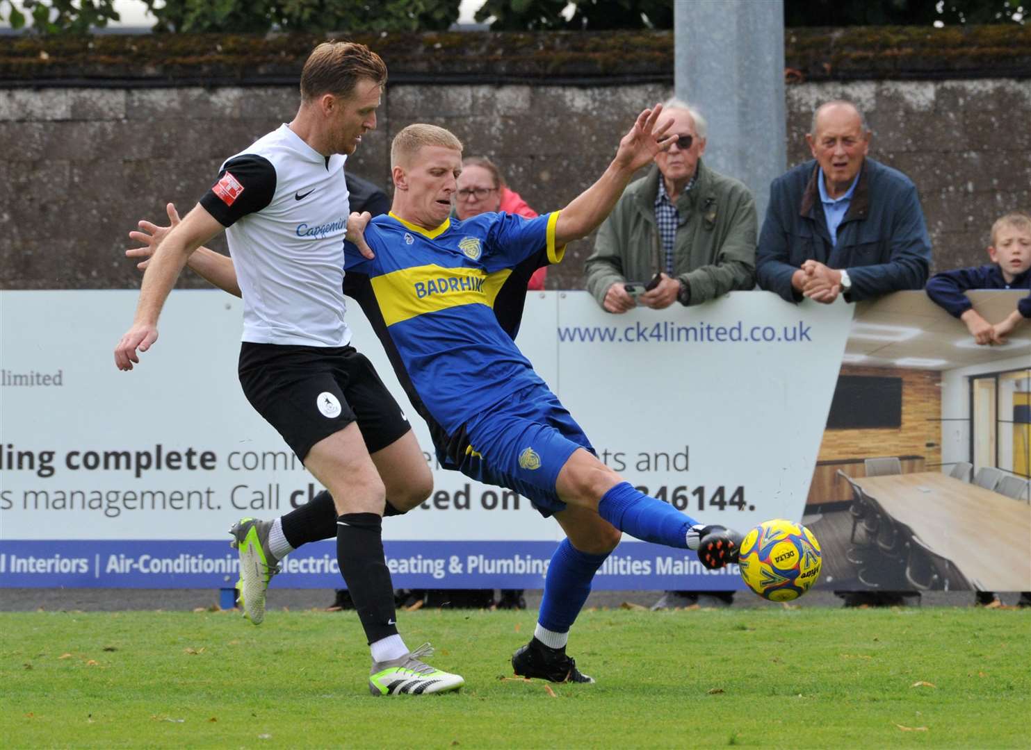 Action from Spalding's home defeat to AFC Telford. Photo: Chris Lowndes
