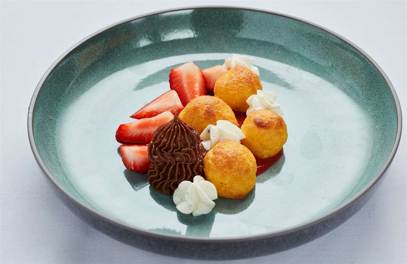 Finalists had to make a dessert from a mystery set of ingredients. Photo: Jodi Hinds
