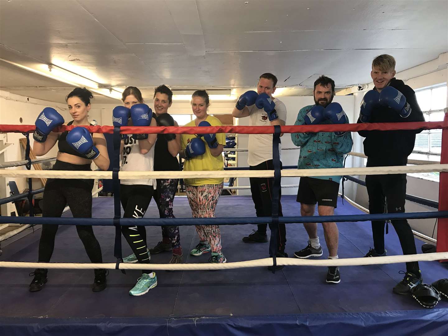 'Boxing for Wellness' was an activity people could join in with before the pandemic