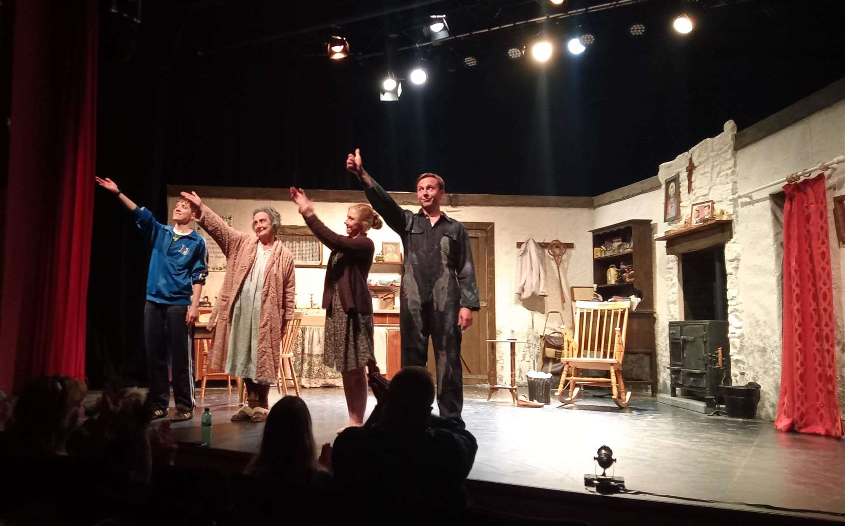 Hannah Drury-Lewis, Yvonne Pini, Ellen Fraser and Jeremy Goldthorpe