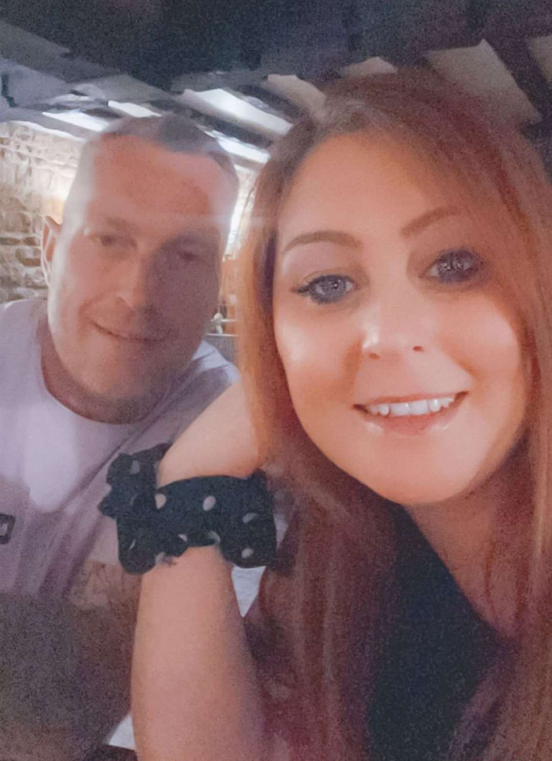Zoe Coles, pictured here with fiance Lee, has never even been to Wales.