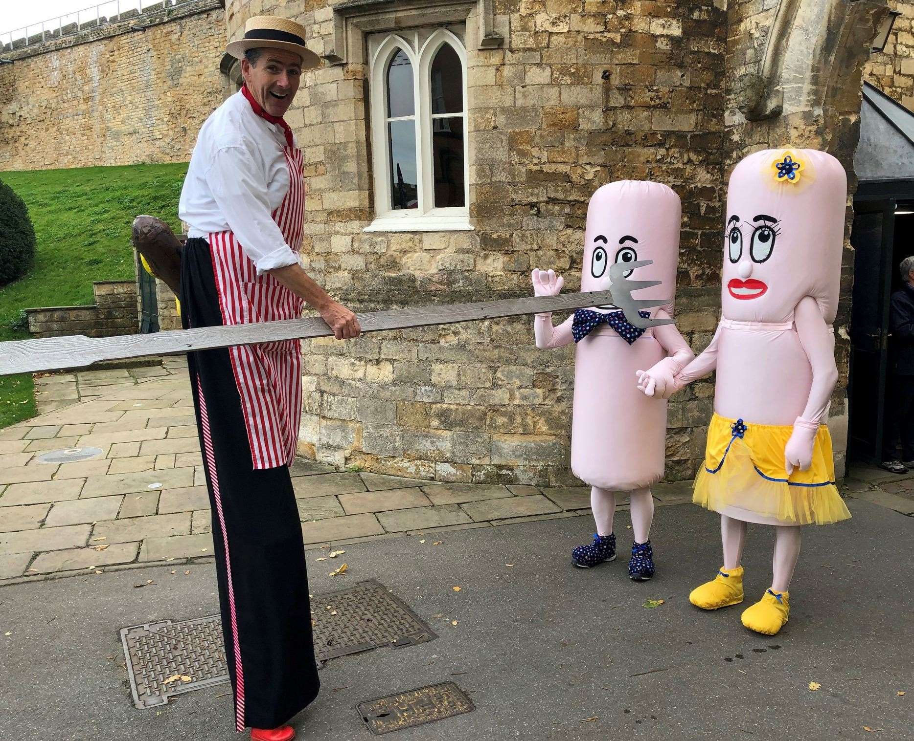 Mr and Mrs Sausage will be there PHOTO: Lincoln Castle