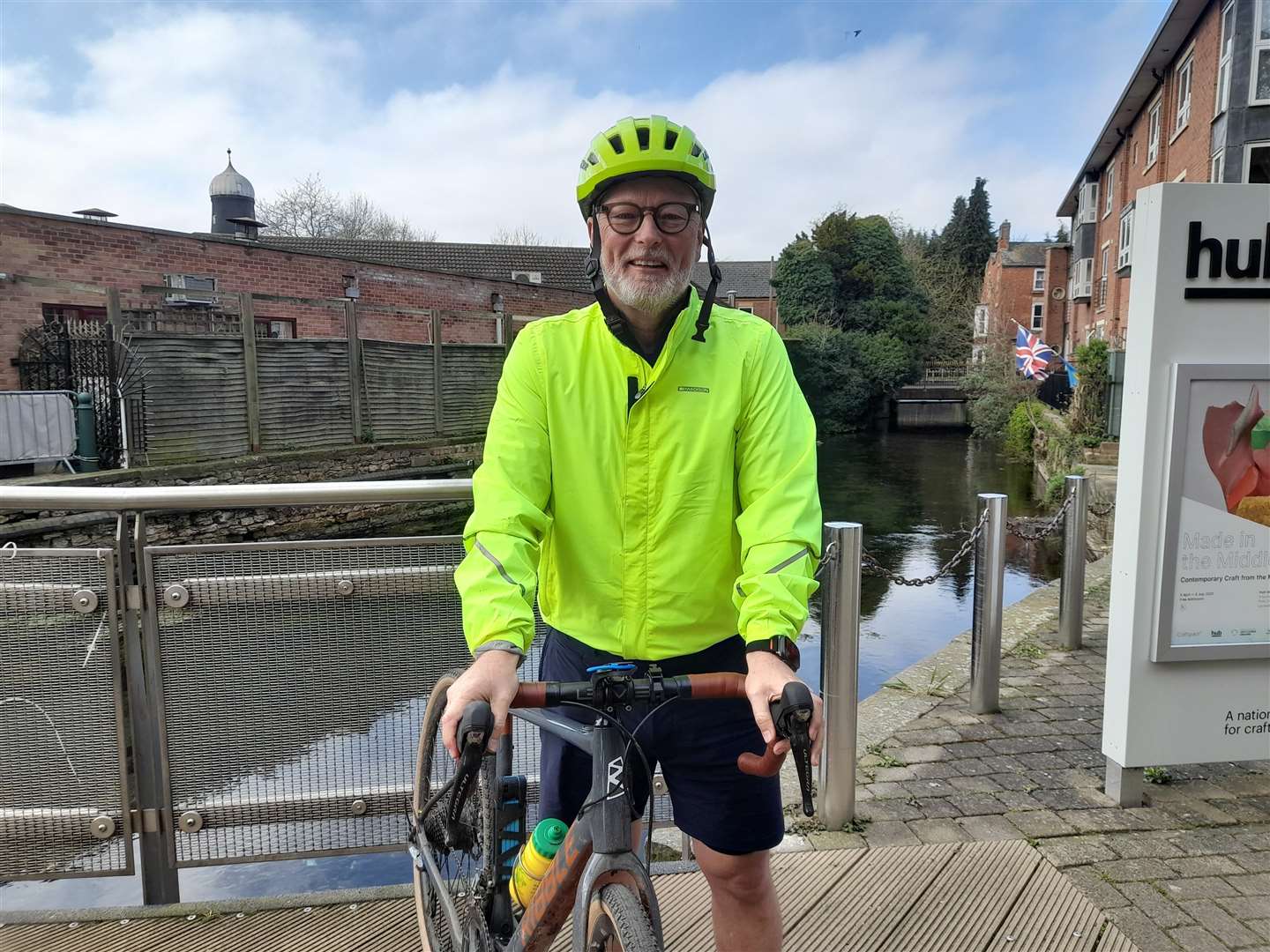 Jason Stockwood, Labour candidate for mayor of Greater Lincolnshire, on his cycling campaign in Sleaford