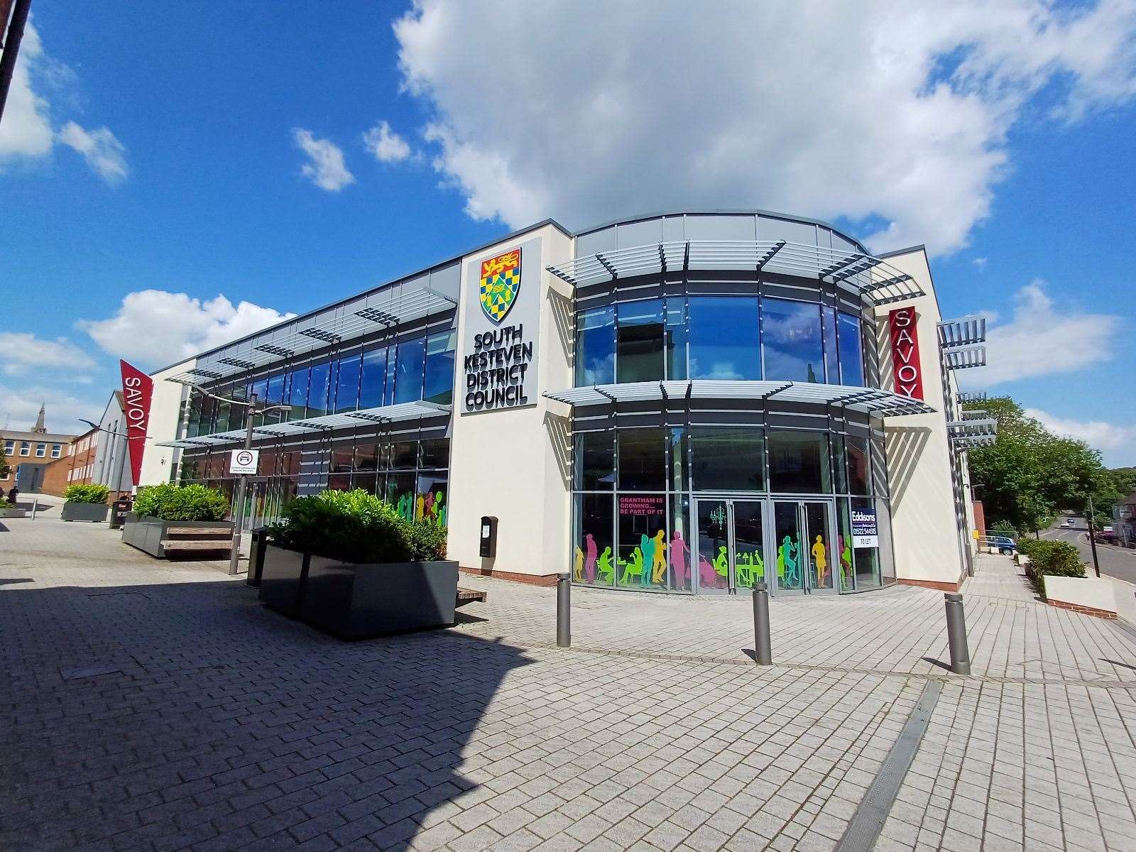 The South Kesteven District Offices in St Catherine's Road, Grantham.