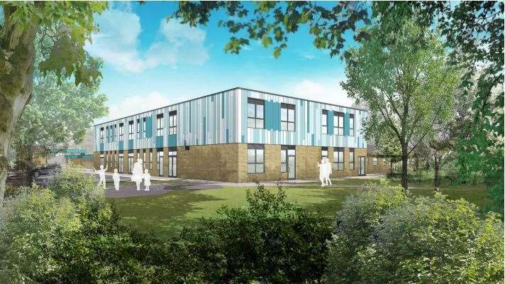An artist's impression of the Willoughby Academy extension