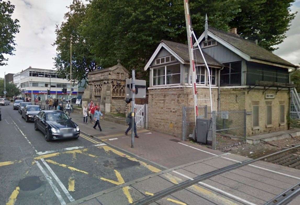 The incident took place near St Mary le Wigford church on Lincoln's High Street. Photo: Google