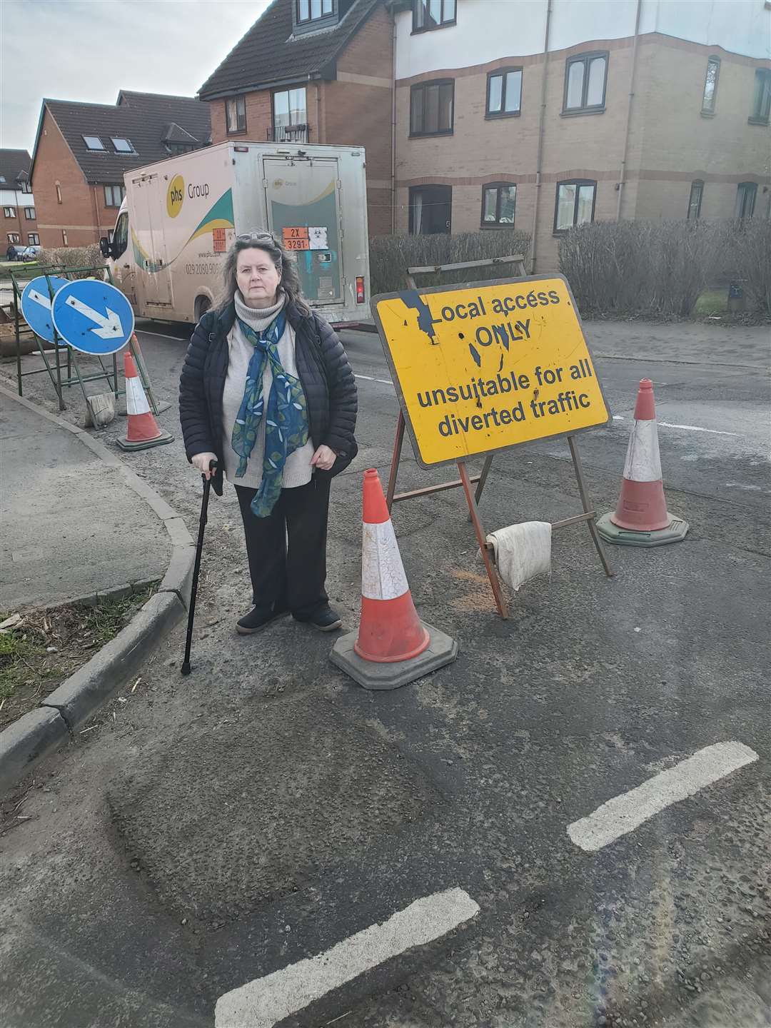 Councillor Charmaine Morgan has raised concerns about the roadworks in South Parade.