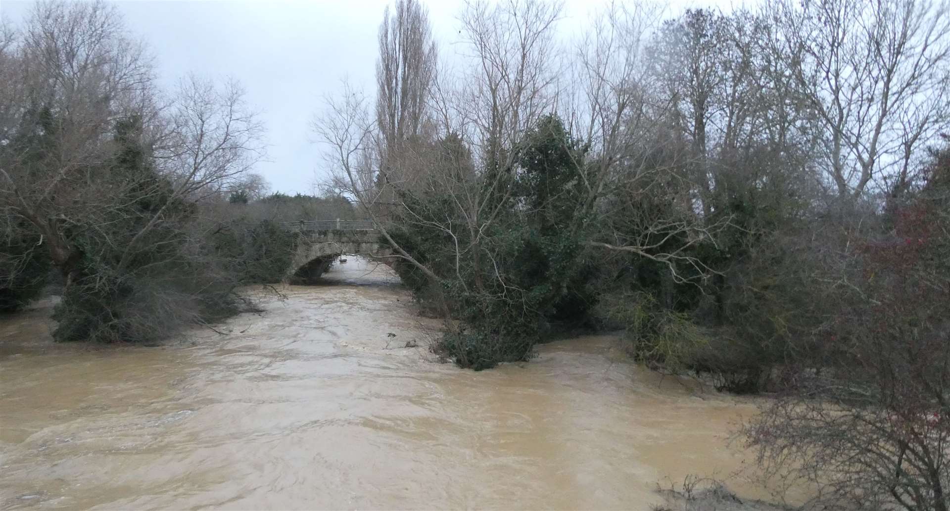Flooding in Baston. Photo: Robin Jones