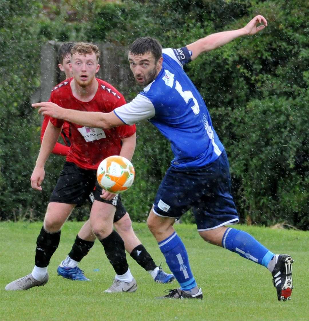 Pre-season action from Pinchbeck's friendly with Boston Town. Photo: Chris Lowndes