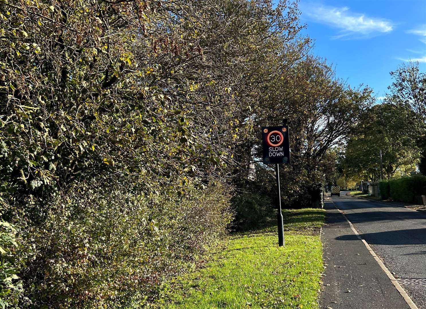 A 30mph sign