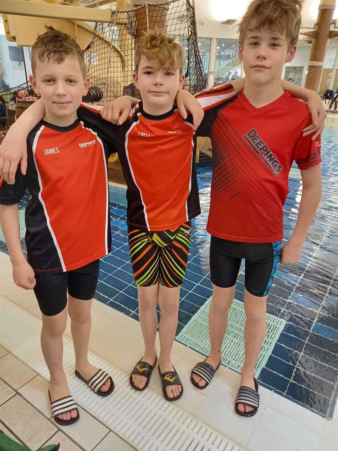 James Cash, Jack Bell and Oliver Shepherd competing at their first East Midlands Regional Championships.