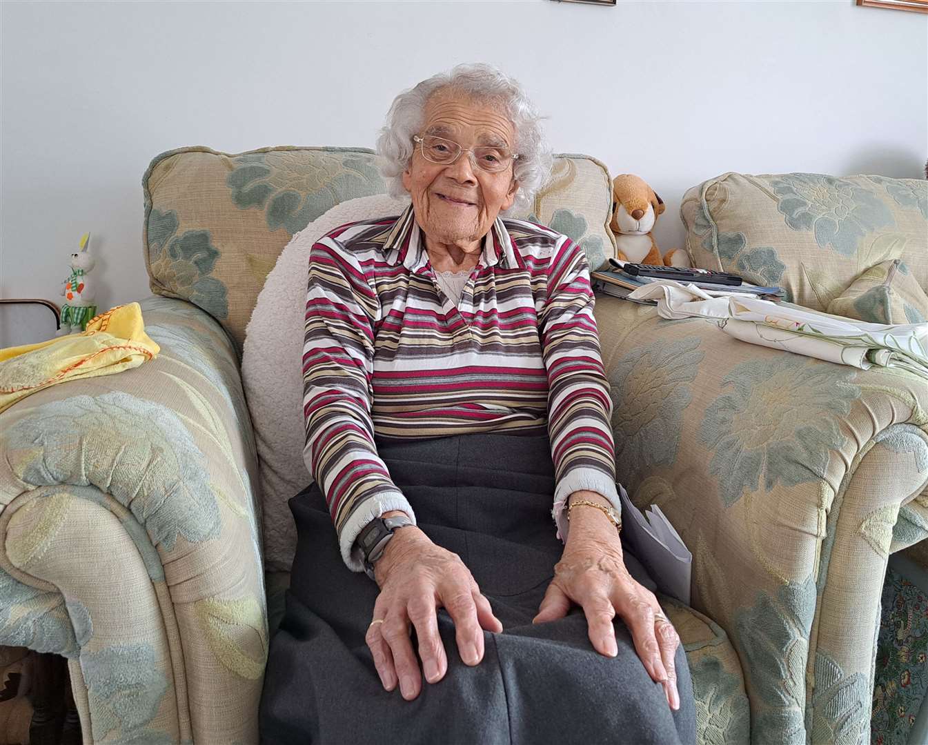 Lorna Webb celebrates turning 100 years old