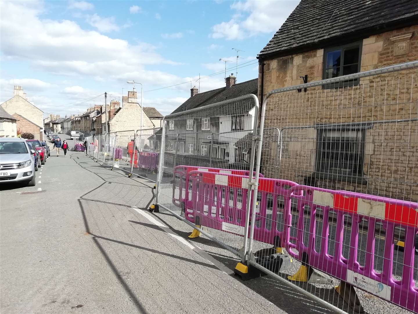 Anglian Water barriers