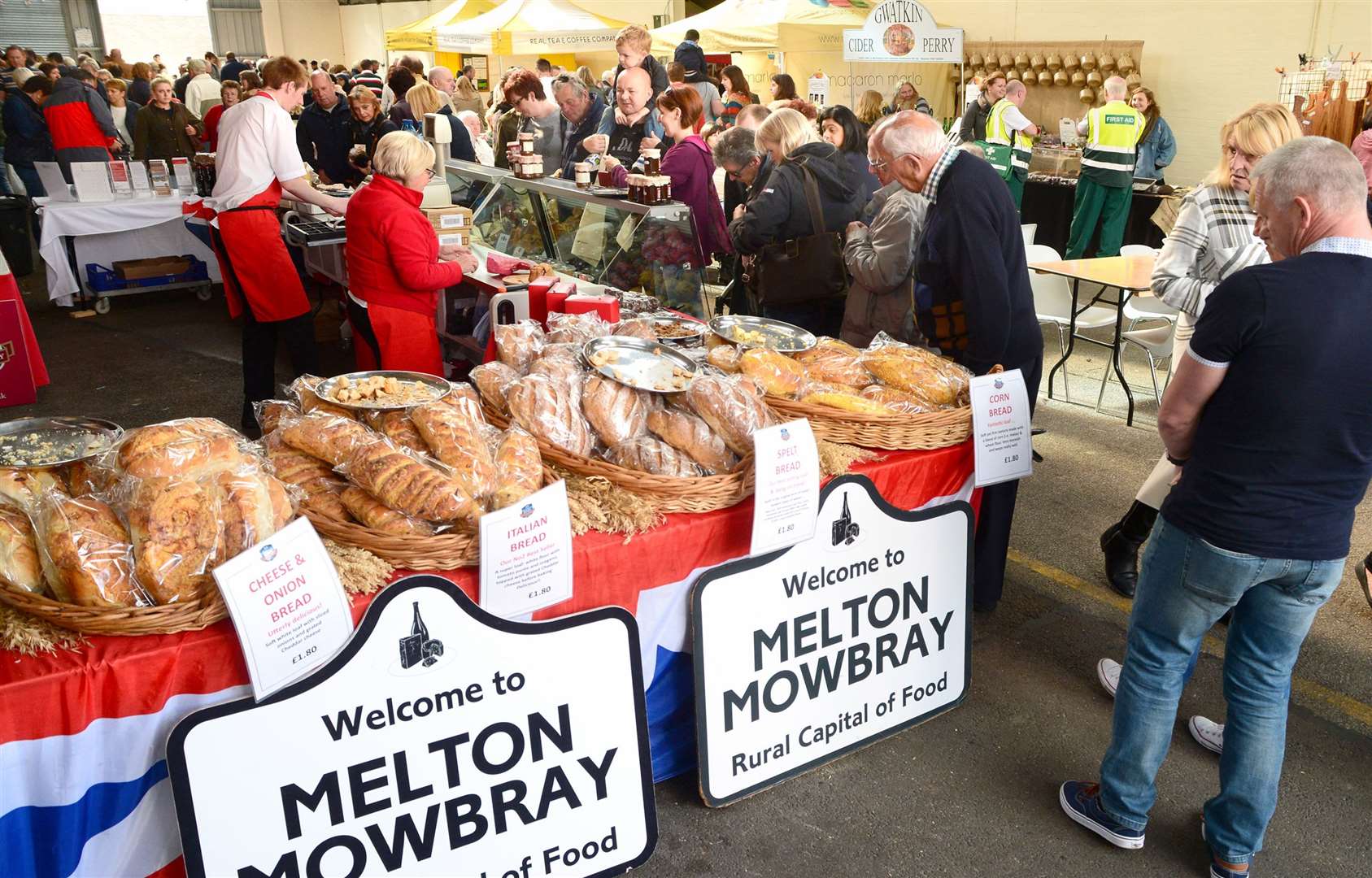 East Midlands Food and Drink Festival in Melton Mowbray. Photo: Lionel Heap