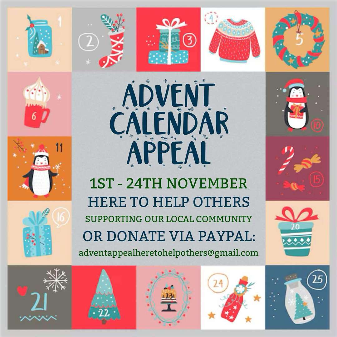 An advent calendar appeal aims to spread joy in the lead up to Christmas.