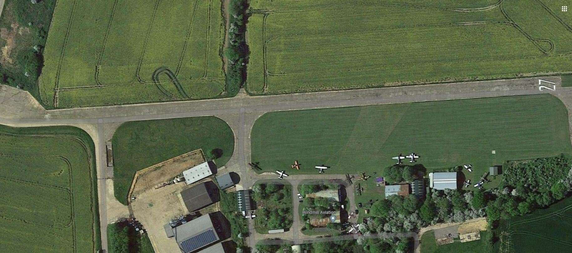 Spanhoe Airfield between Harringworth and Laxton