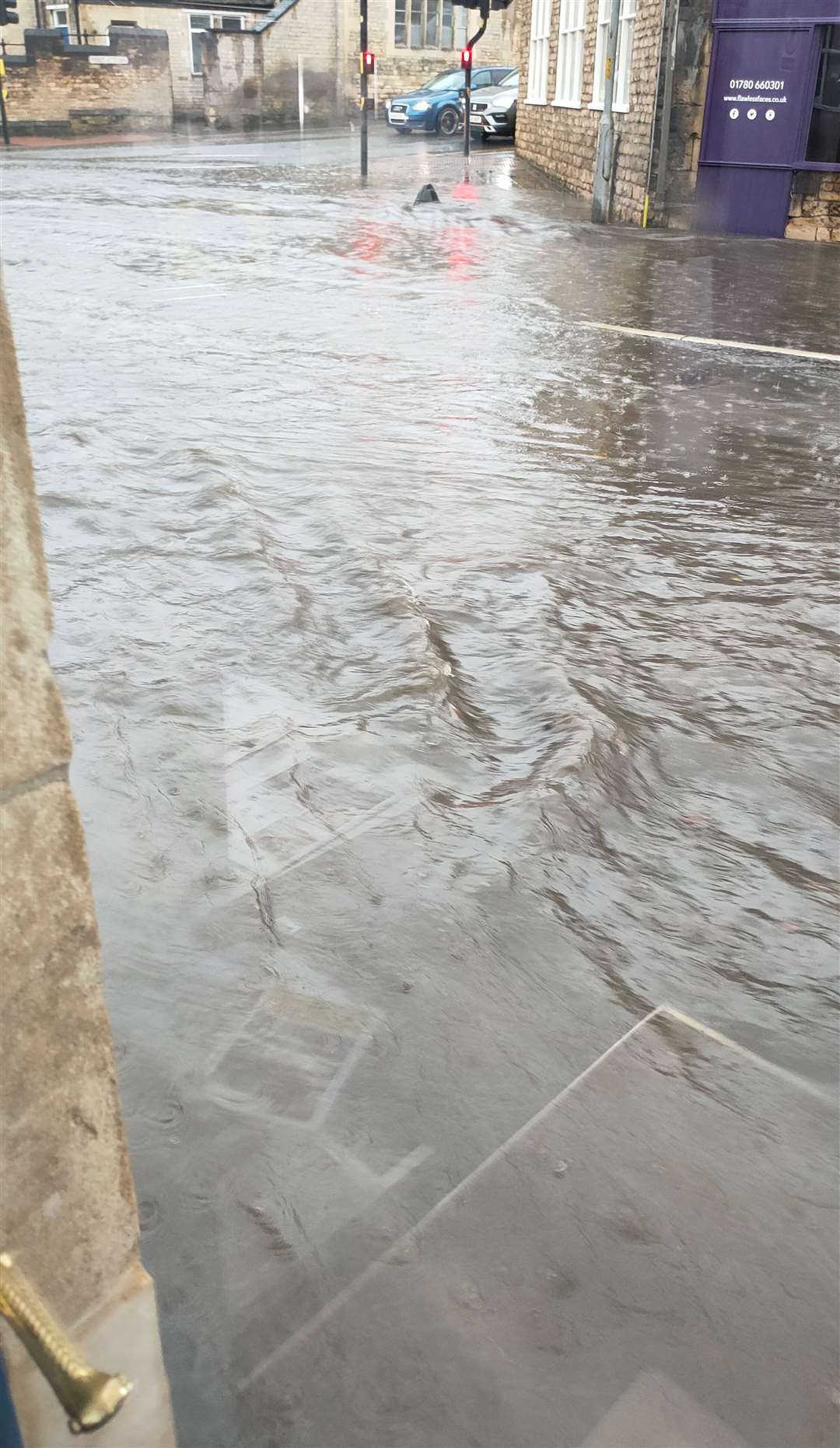 Flooding in Scotgate, Stamford