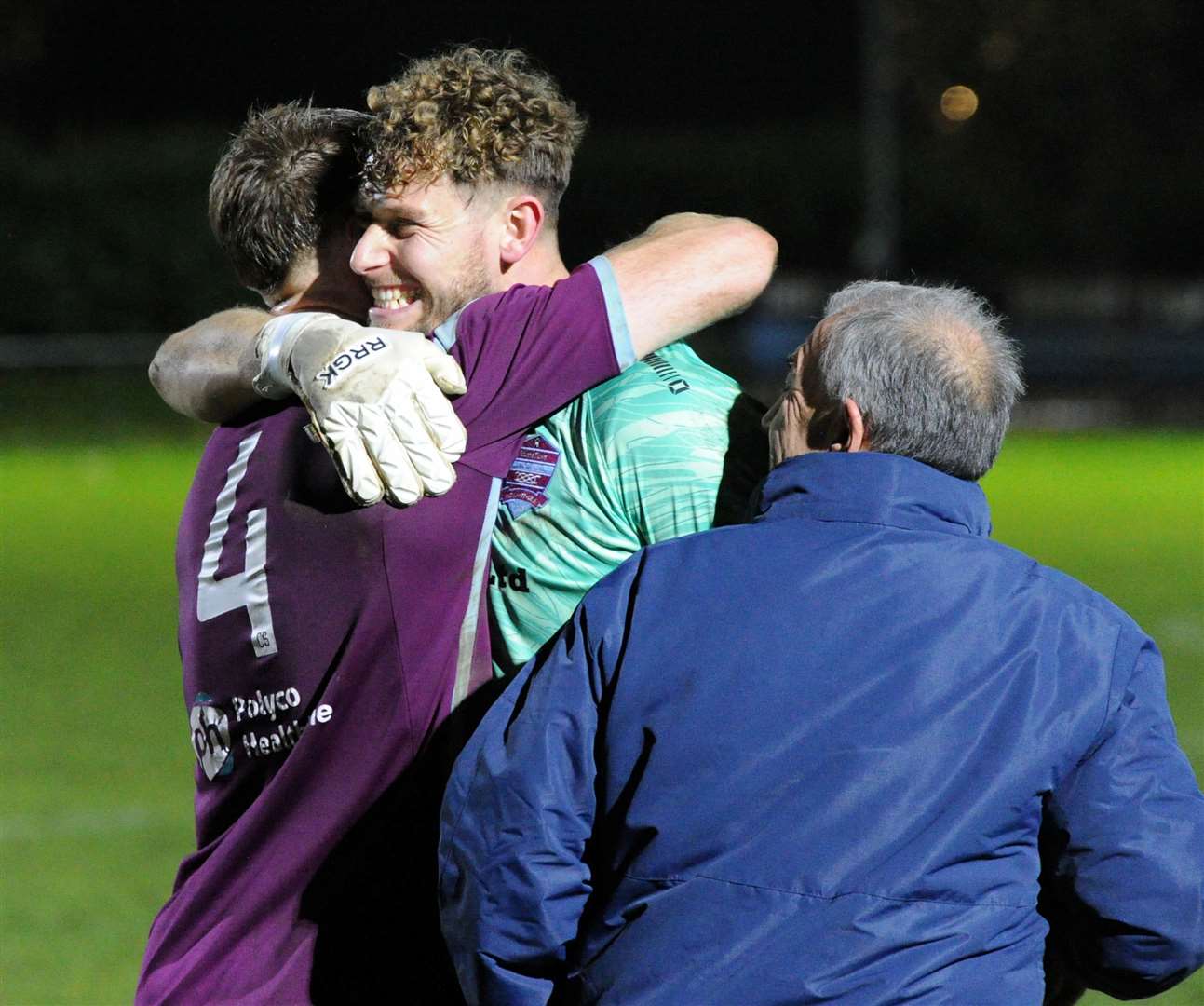 Action from Bourne Town's victory over Radford. Photo: Chris Lowndes