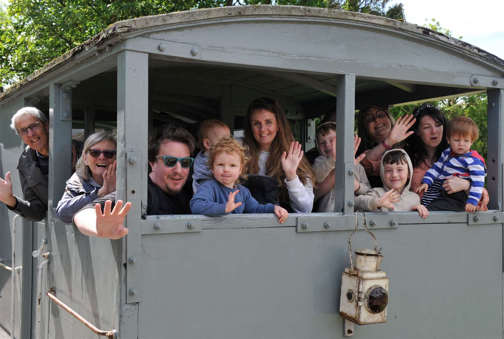 Visitors to Rocks by Rail near Cottesmore