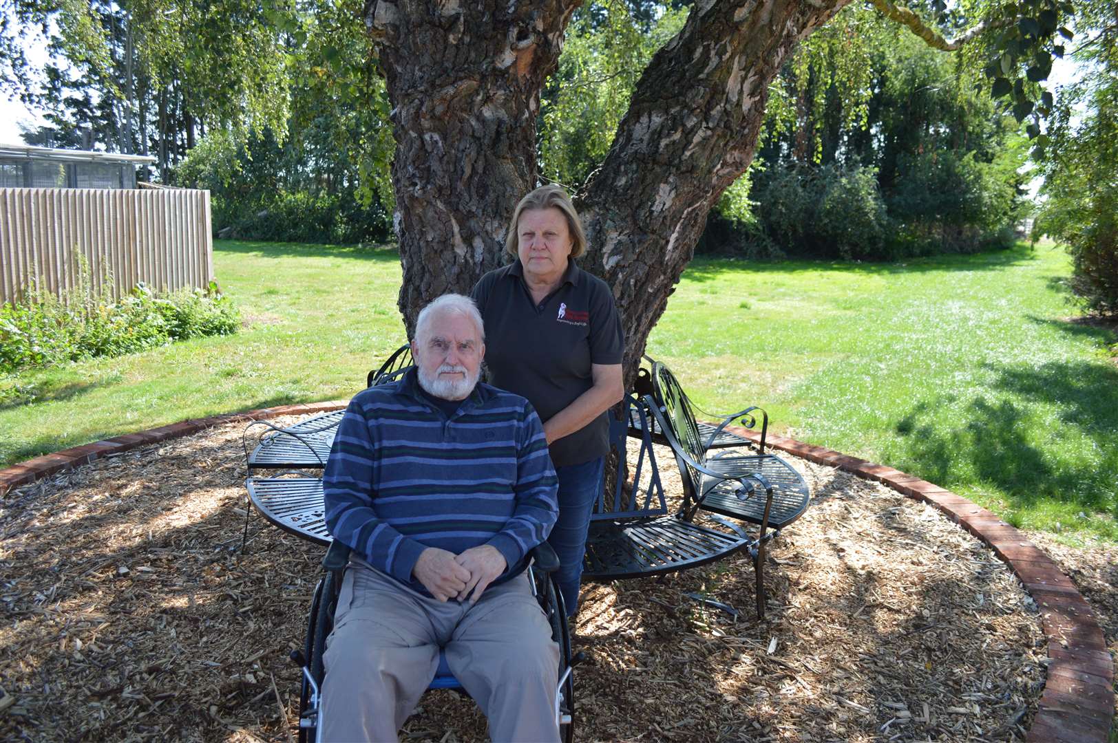 Gyll and Max Mauchline, of Three Counties Dog Rescue
