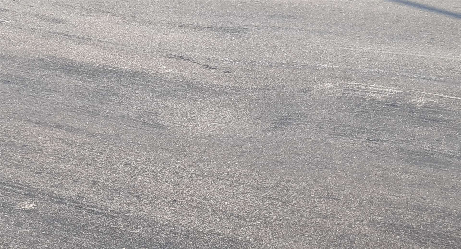 A significant dip is creating problems for motorists in Enterprise Way, Pinchbeck