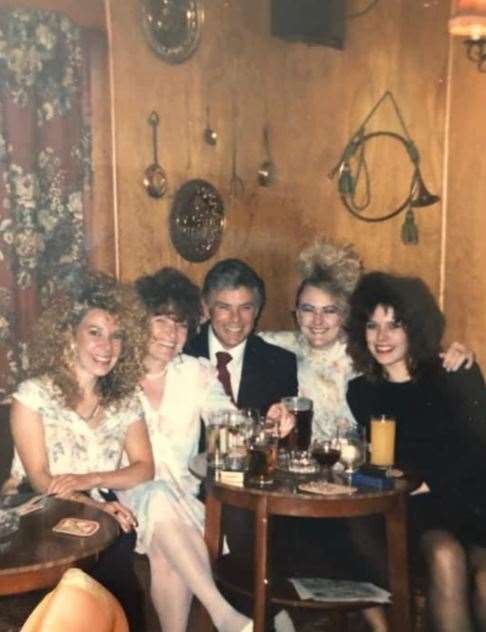 Petra Johnson and her friends