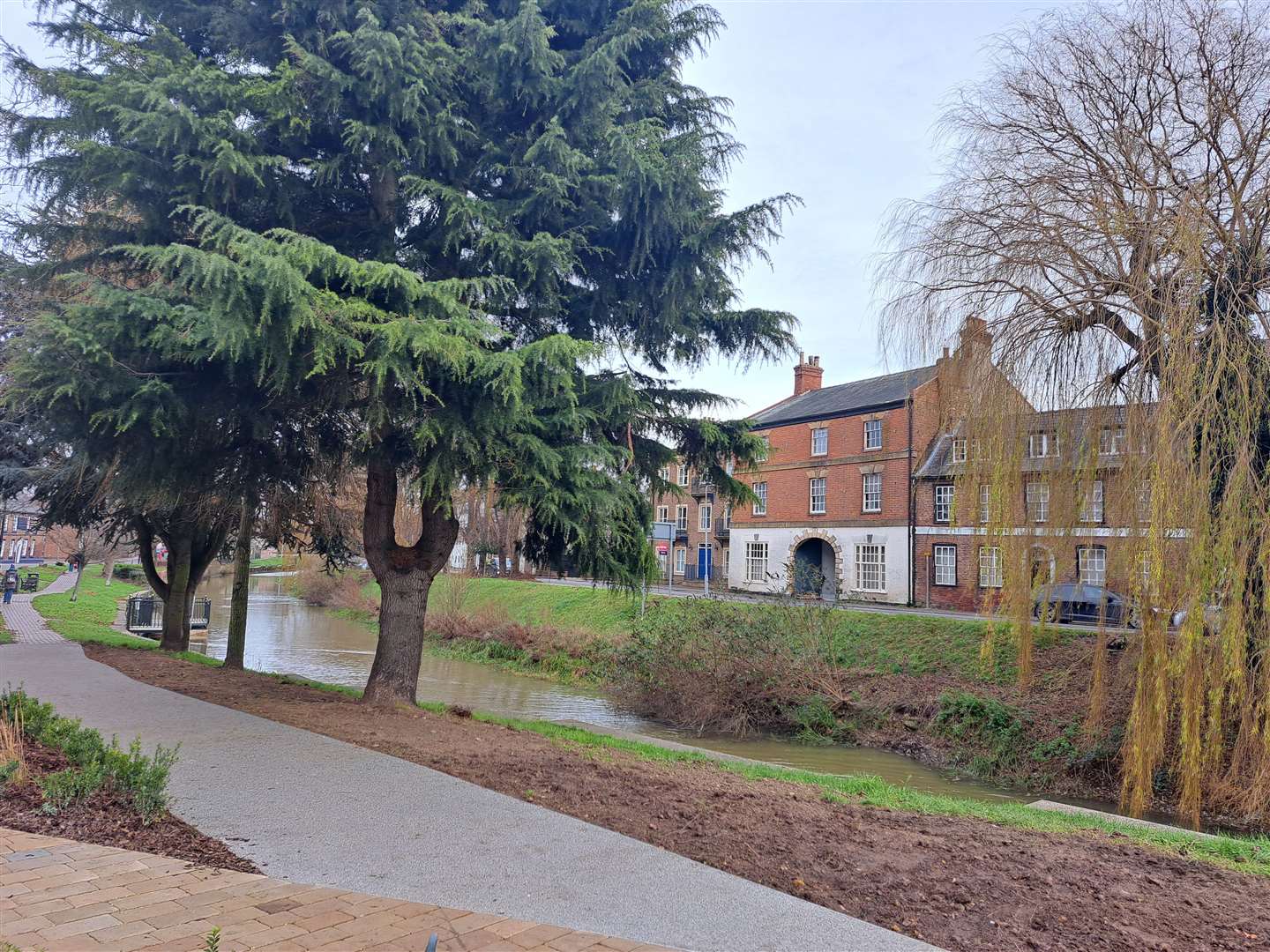 The view from the new seating area