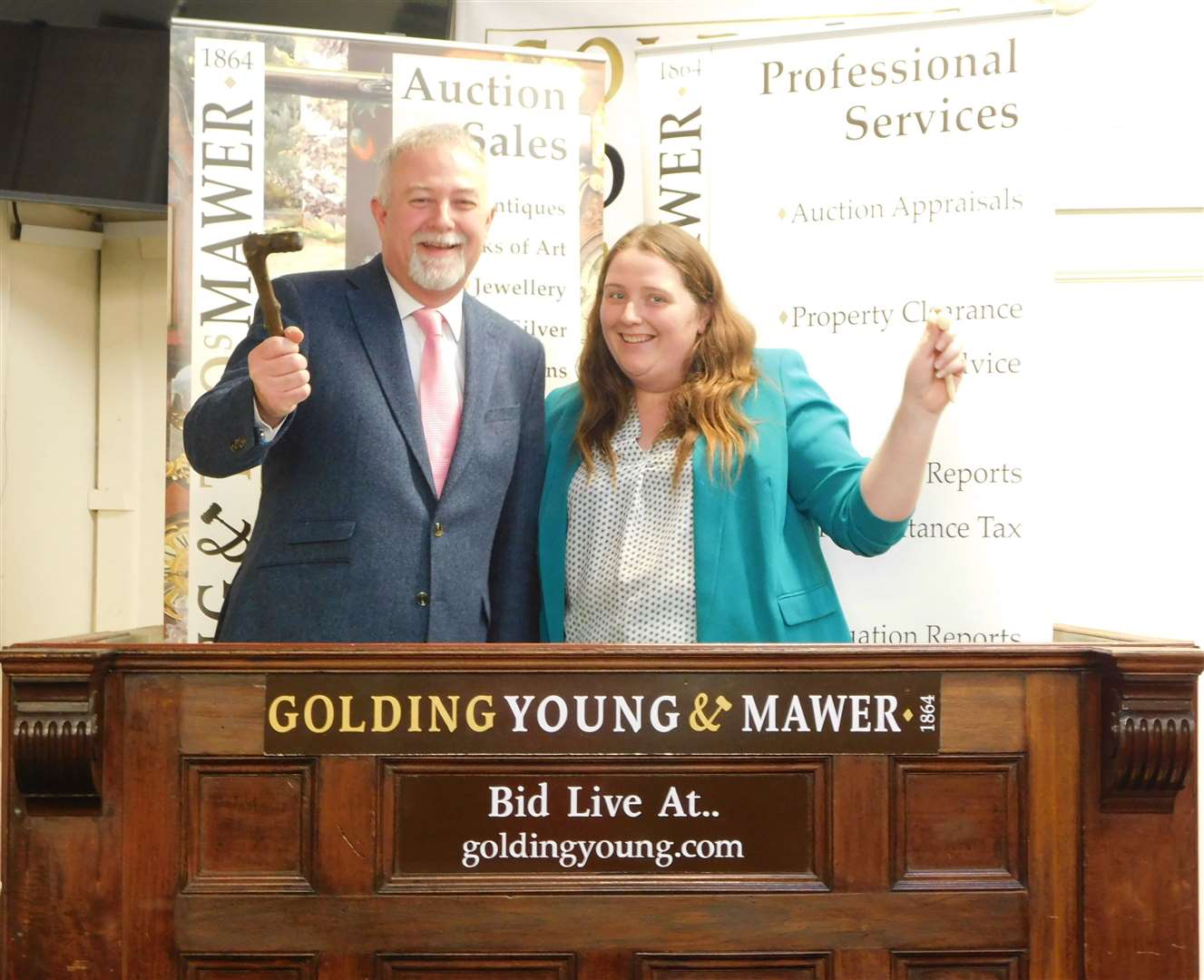 Colin and Kirsty from Golding Young
