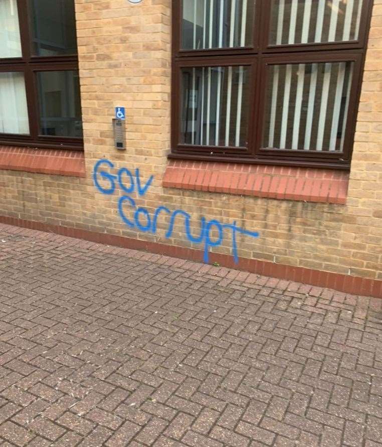 The spray paint