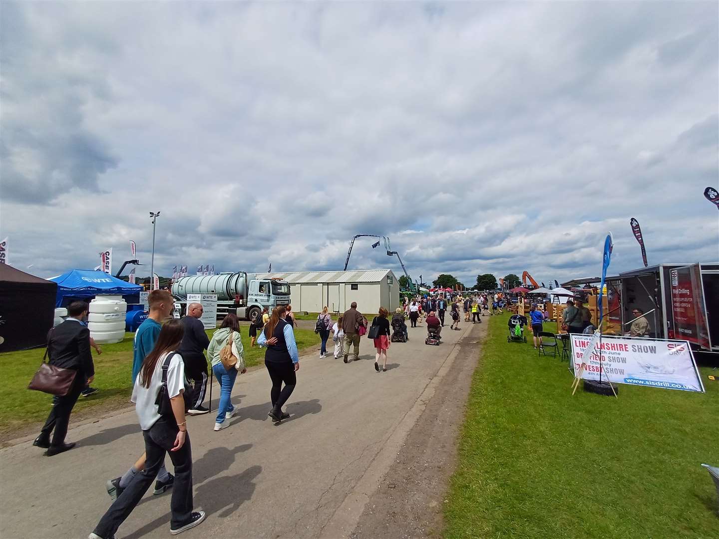 The show was busy today. Photo: Daniel Jaines