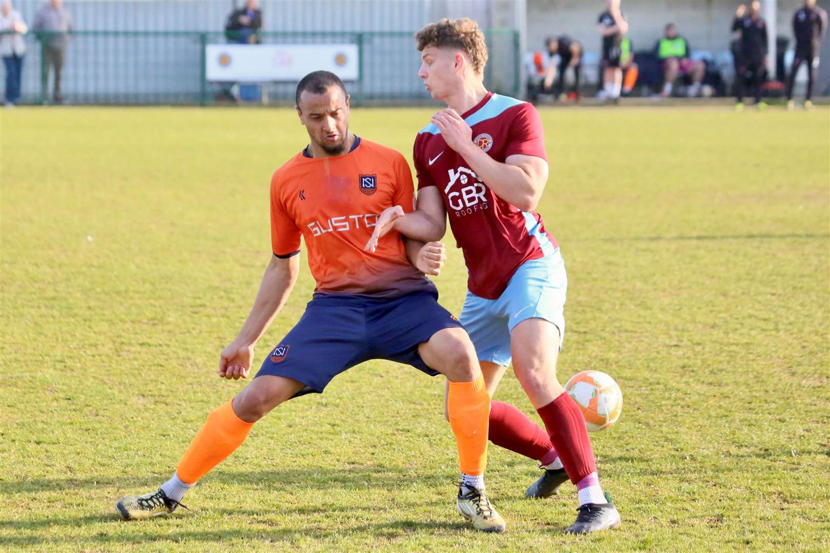 Action from Deeping Rangers' home win over Newark and Sherwood. Photo: Jason Richardson