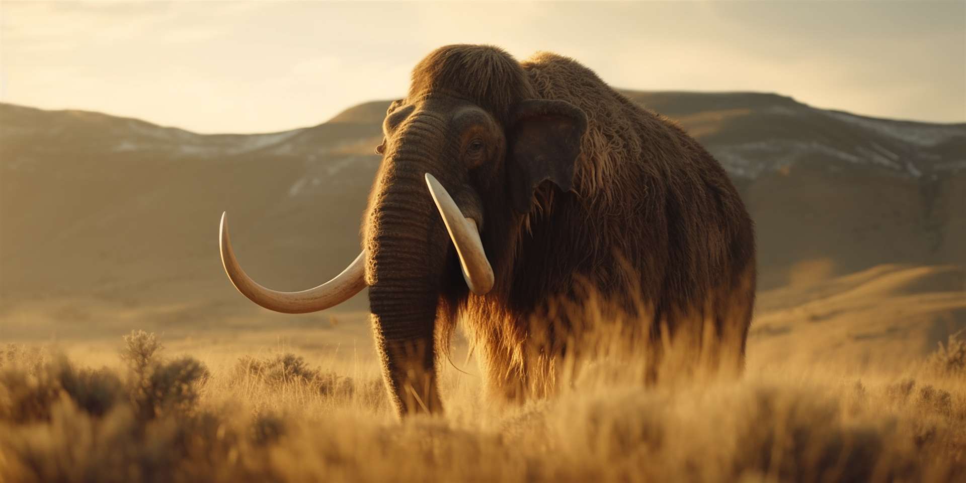 An artist’s impression of the woolly mammoth (Colossal Biosciences/PA)