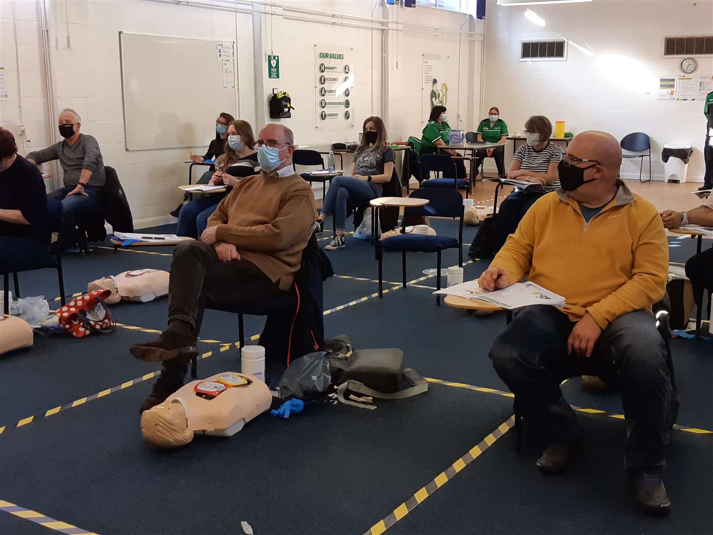 St John Ambulance in Spalding are running training sessions for volunteer Covid vaccinators (44781209)