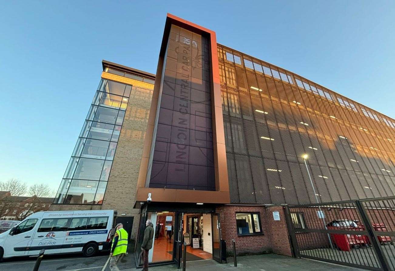 Lincoln Central car park on Melville Street
