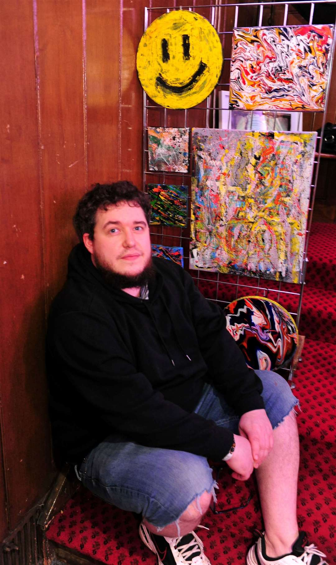 Artist and event organiser, Joey Lowe PHOTO: Chris Lowndes