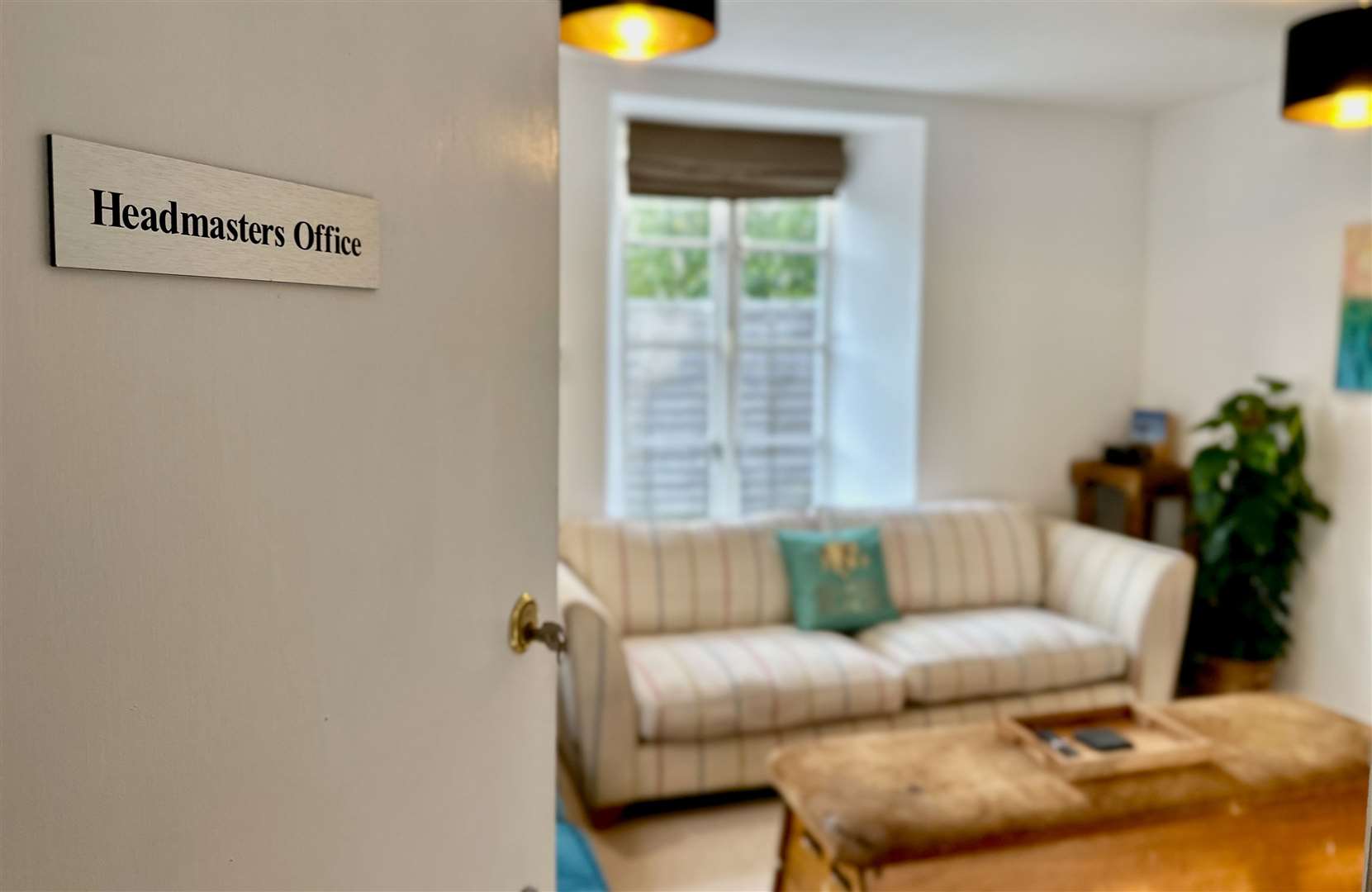 The living room