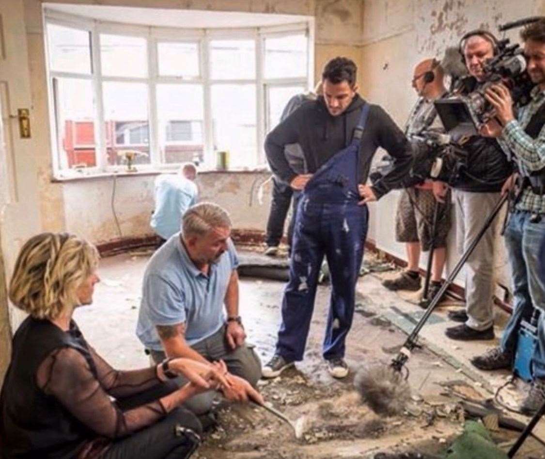 David was involved in TV shows, including 60 Minute Makeover and DIY SOS
