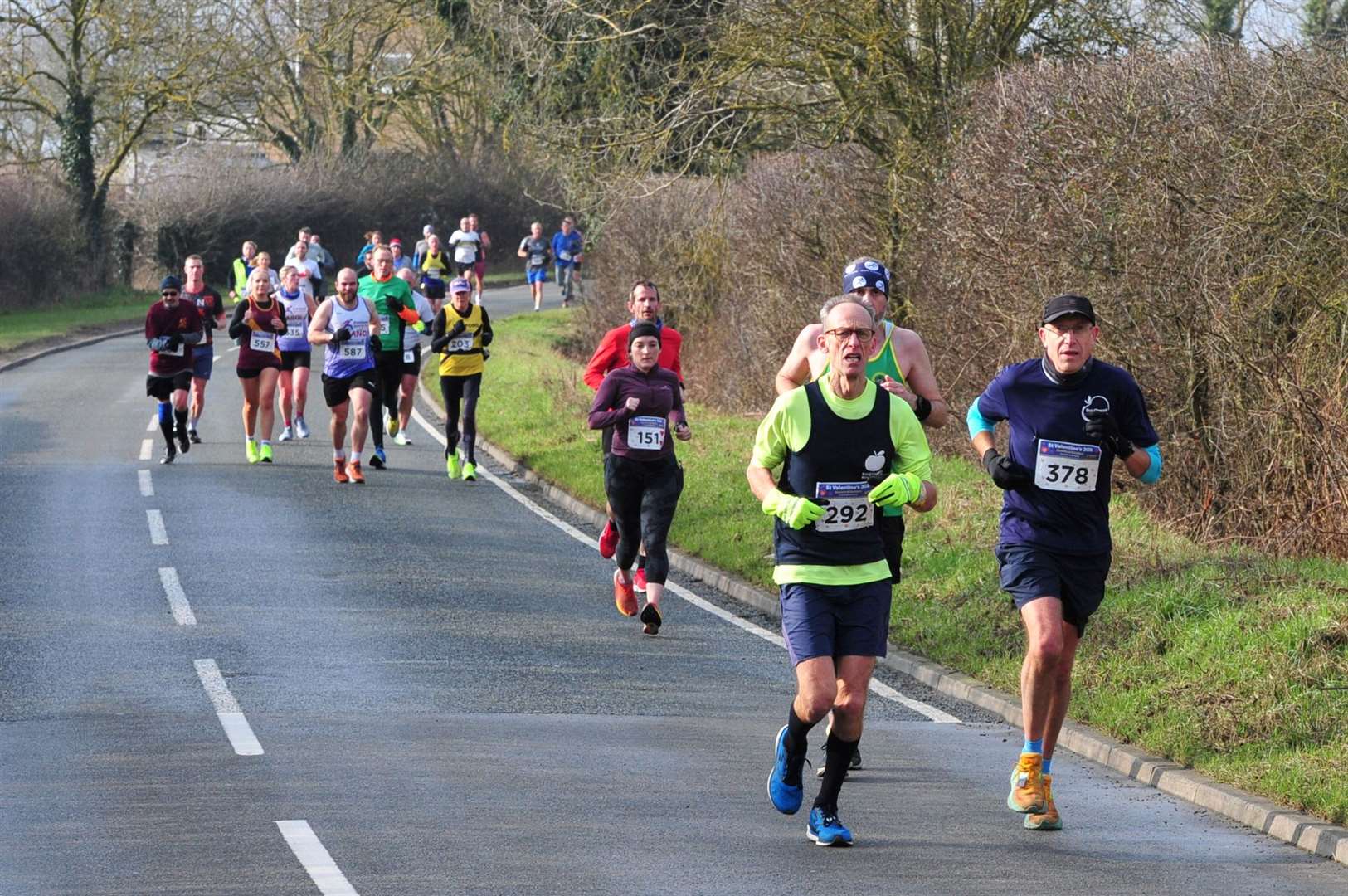 The race attracted more than 600 entrants, with just over 500 taking part on the day