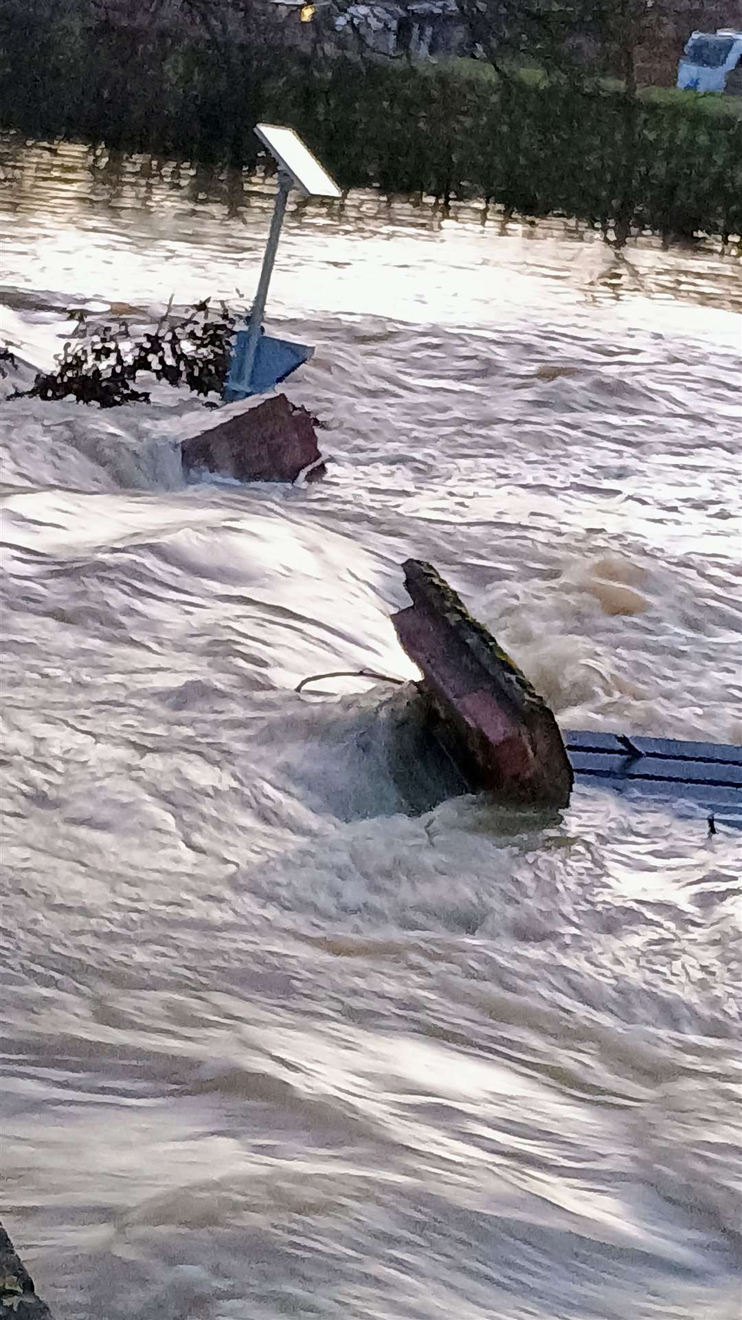 Flooding in Bottesford. Photo: Liam Roberts.